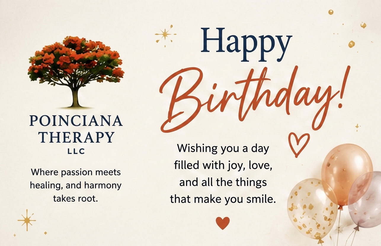 Happy Labor Day card from Poinciana Therapy LLC